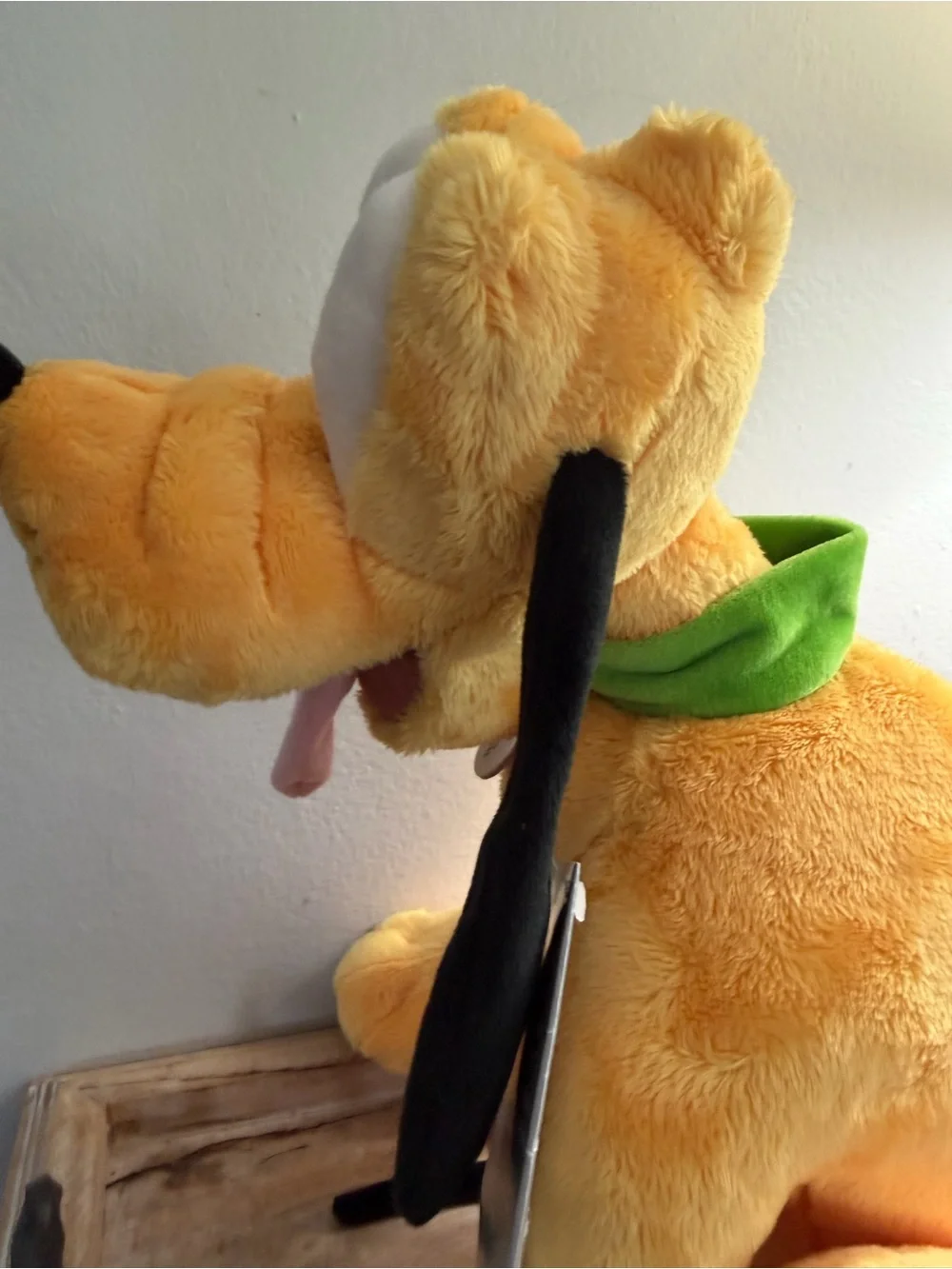 Walt Disney World Pluto Puppy Plush Tongue Out Disney Parks Exclusive w/ Tags